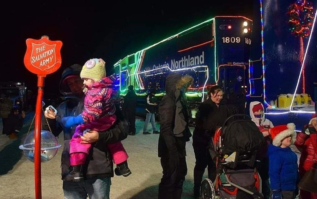 With the Ontario Northland Christmas Train in town, it's a great opportunity to fund raise for the S