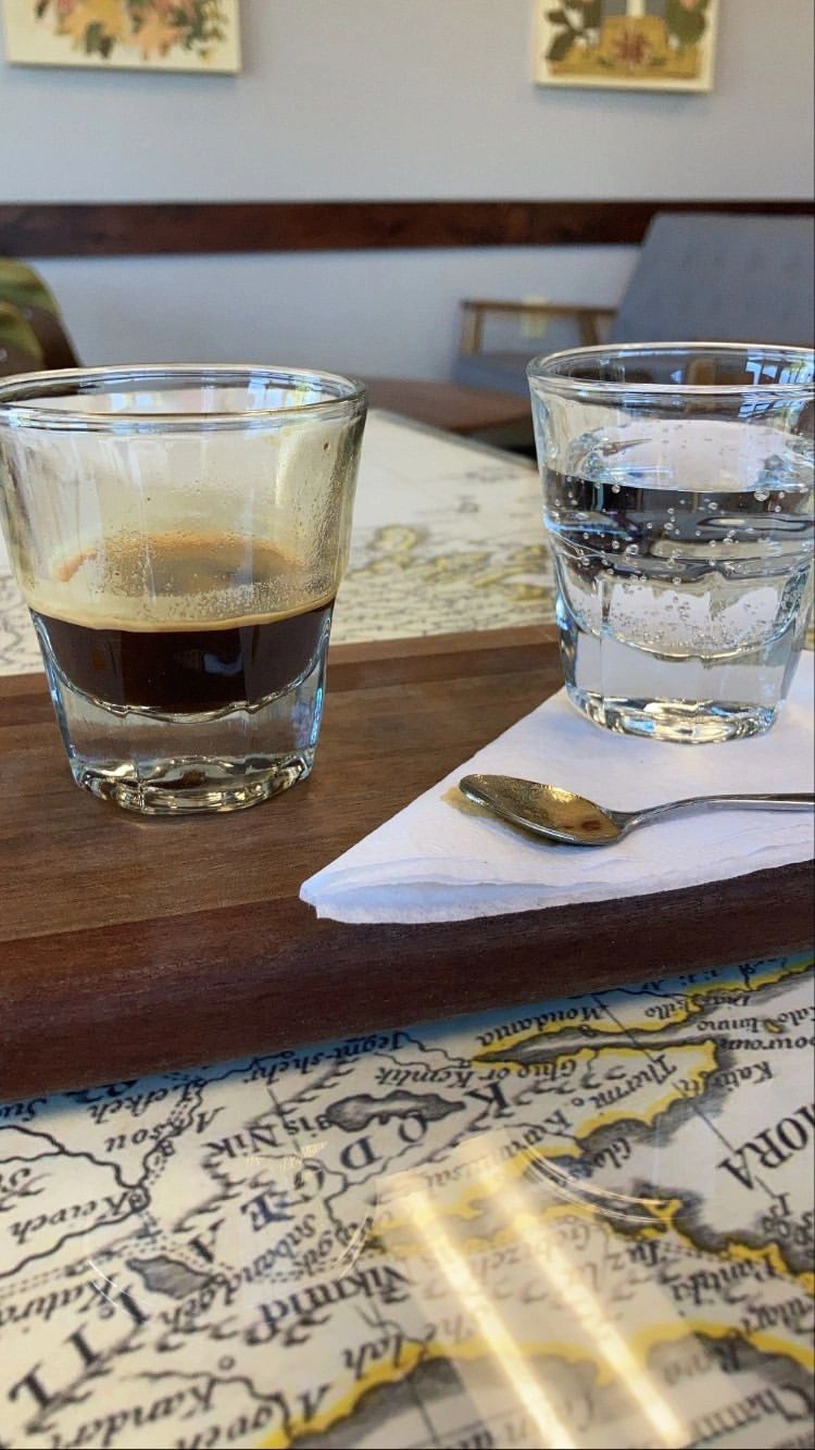 coffee tasting at a local coffee shop (Grounded in Madison)