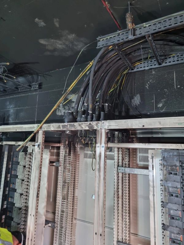 Cable installation following an emergency call out