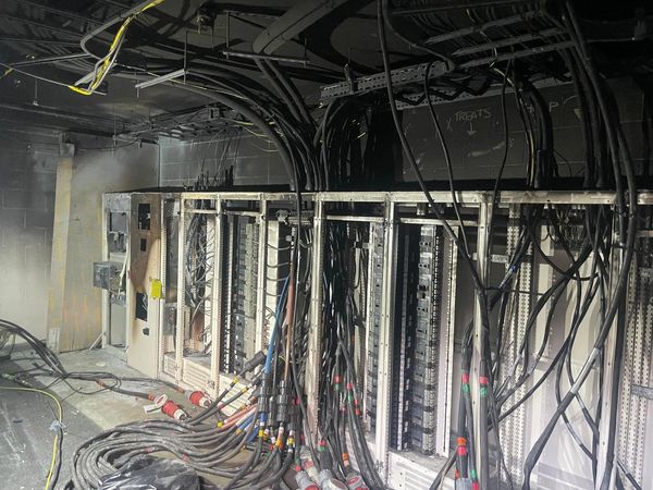 Cable installation following an emergency call out