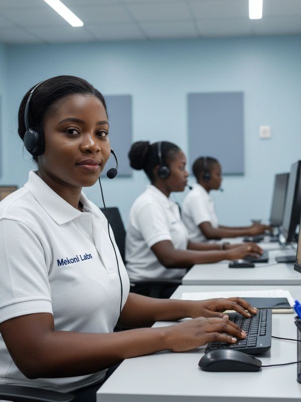 Dedicated outsourcing team ready to handle inbound calls.