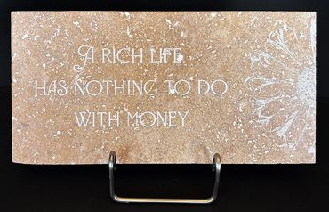 Laser Engraved Ceramic Tile with Stand
$16