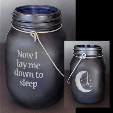 Night Time Candle Jar
(Front & Back)
$13