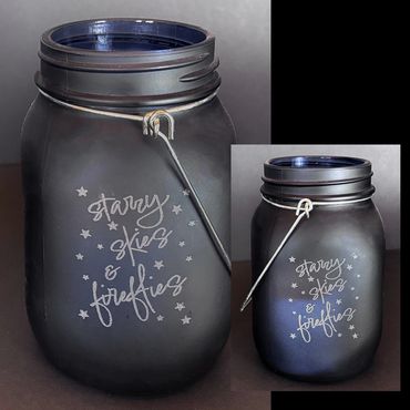 Night Time Candle Jar
(Front & Back)
$13