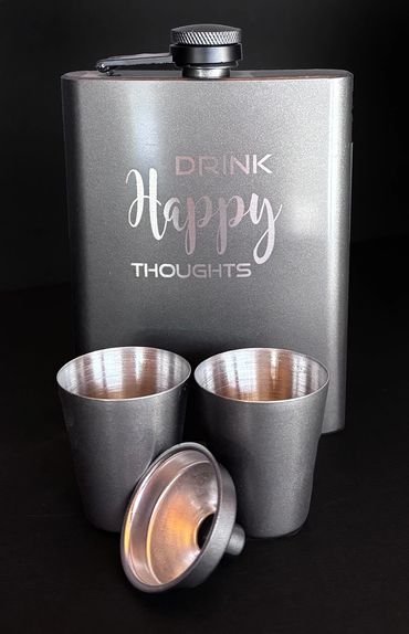 Flask, Shotglasses & Funnel Set
$16