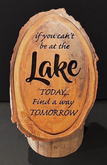 Laser Engraved Wood Wedge
$22