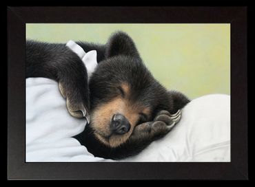 "Mom's Bear" Small Print, Framed
$24