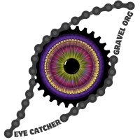 Eye catcher Gravel "Gravel bike riding for eye cancer research."