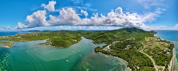 Aerial view of a Salt River National Park.