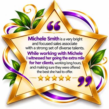 Testimonial Embedded in Decorative Star Graphic