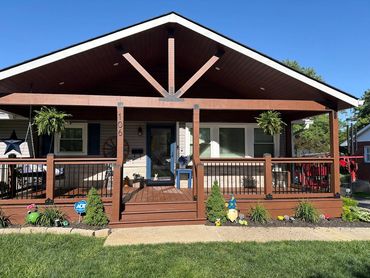 From new built deck to beautiful semi solid stain finish