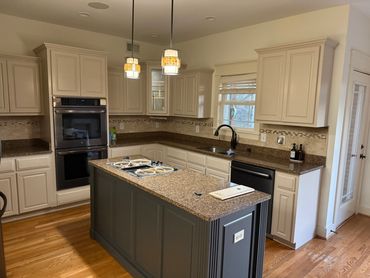     Cabinet Refinishing With Factory-Smooth Finish