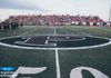 The Pearland Oiler field logo at the RIG on game day.... Eagles vs Oilers in the home town showdown. We live for Friday Nights.