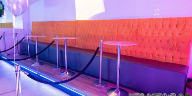 VIP seating at MINGLES NYC, a private event venue in the Bronx