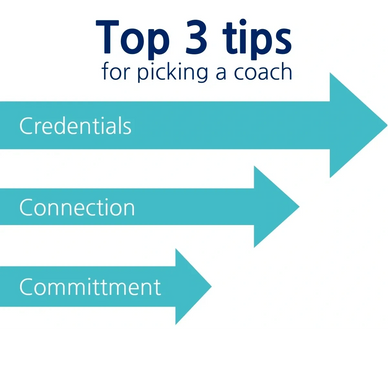 Top 3 tips for picking a coach