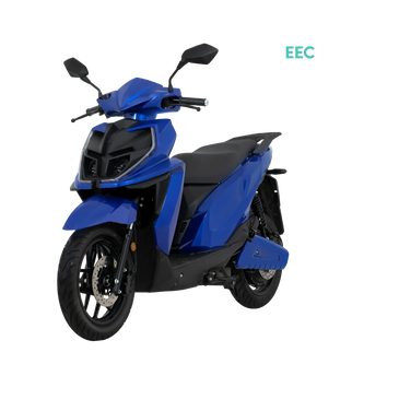 An electric scooter with an aggressive appearance