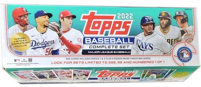 2022 Topps Baseball complete Factory set W/Rookie Variations 1 in every 3  sets complete Parallel