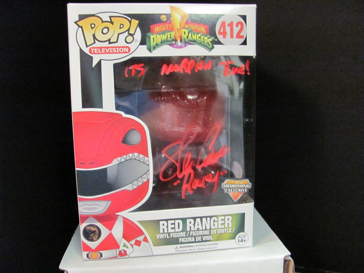 Funko Pop Power Rangers Red Ranger Morphing Exclusive Figure - Vinyl Collectible