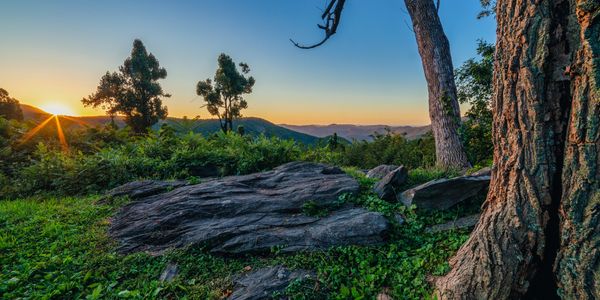 sunrise over mountains - new beginnings