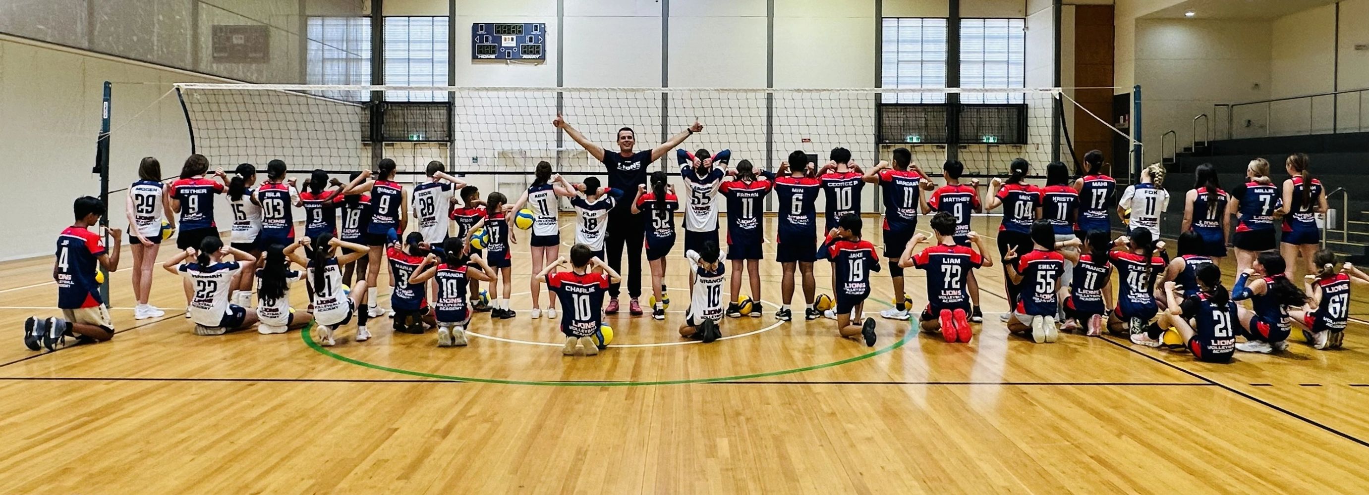 Lions Volleyball Academy Training Session