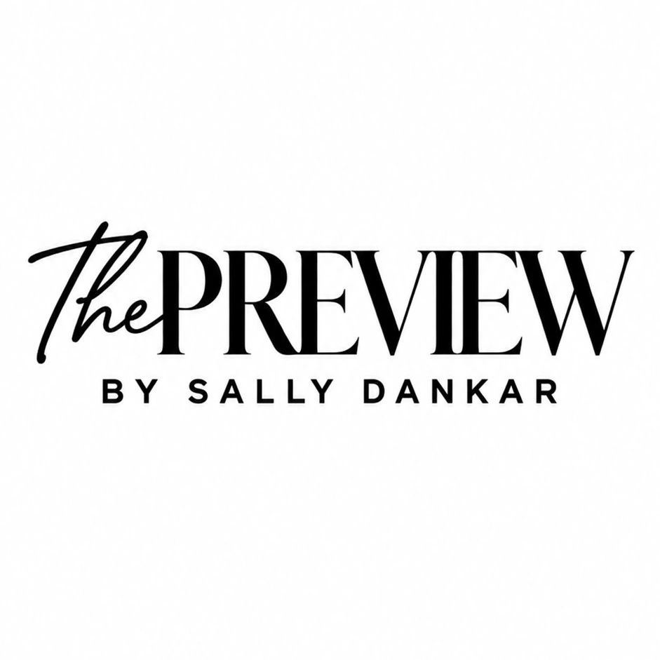 Logo of The Preview by Sally Dankar.