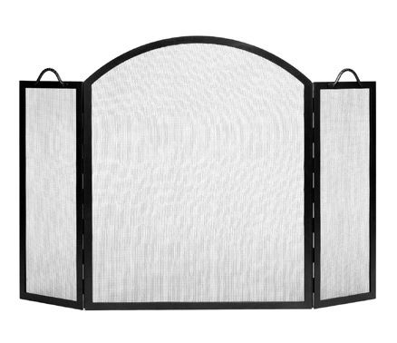 Arched Top Twisted Rope Folding Screen