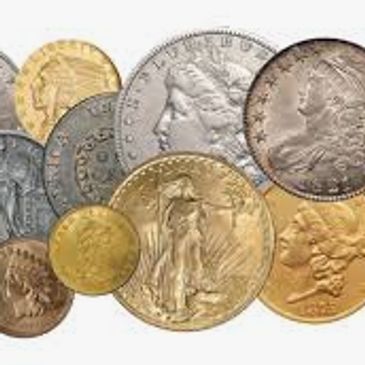 Gold and silver coins Collectable coins rare coins old coins medals