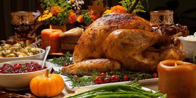 We love preparing Thanksgiving buffets you your family and friends will love it!