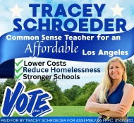 VOTE 
TRACEY SCHROEDER 
FOR 
ASSEMBLY District 46