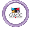 Certified supplier badge of the Canadian Aboriginal & Minority Supplier Council (CAMSC).