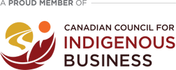 Logo of the Canadian Council for Indigenous Business, showcasing membership pride.