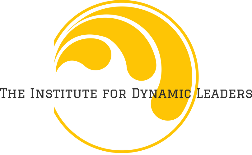 The Institute for Dynamic Leaders logo. Leaders who can influence and support others genuinely