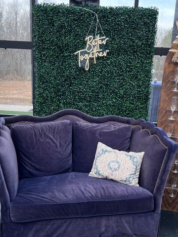 greenery wall rental Statesboro Georgia party event planning and rentals 