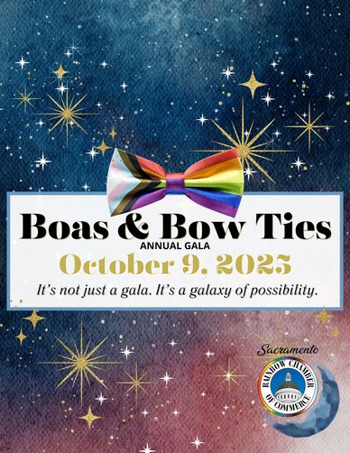 Sacramento Rainbow Chamber of Commerce Boa & BowTies