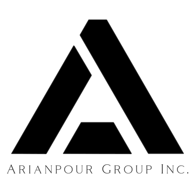 Logo of Ariantour Group Inc. featuring stylized letter A.