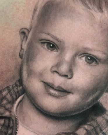 Portrait child Line Hammett tattoo artist Oslo norway