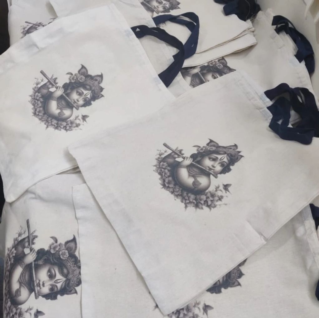 Premium festival cotton bags for temple events and celebrations