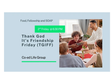 Friends sharing a meal and enjoying friendship together.