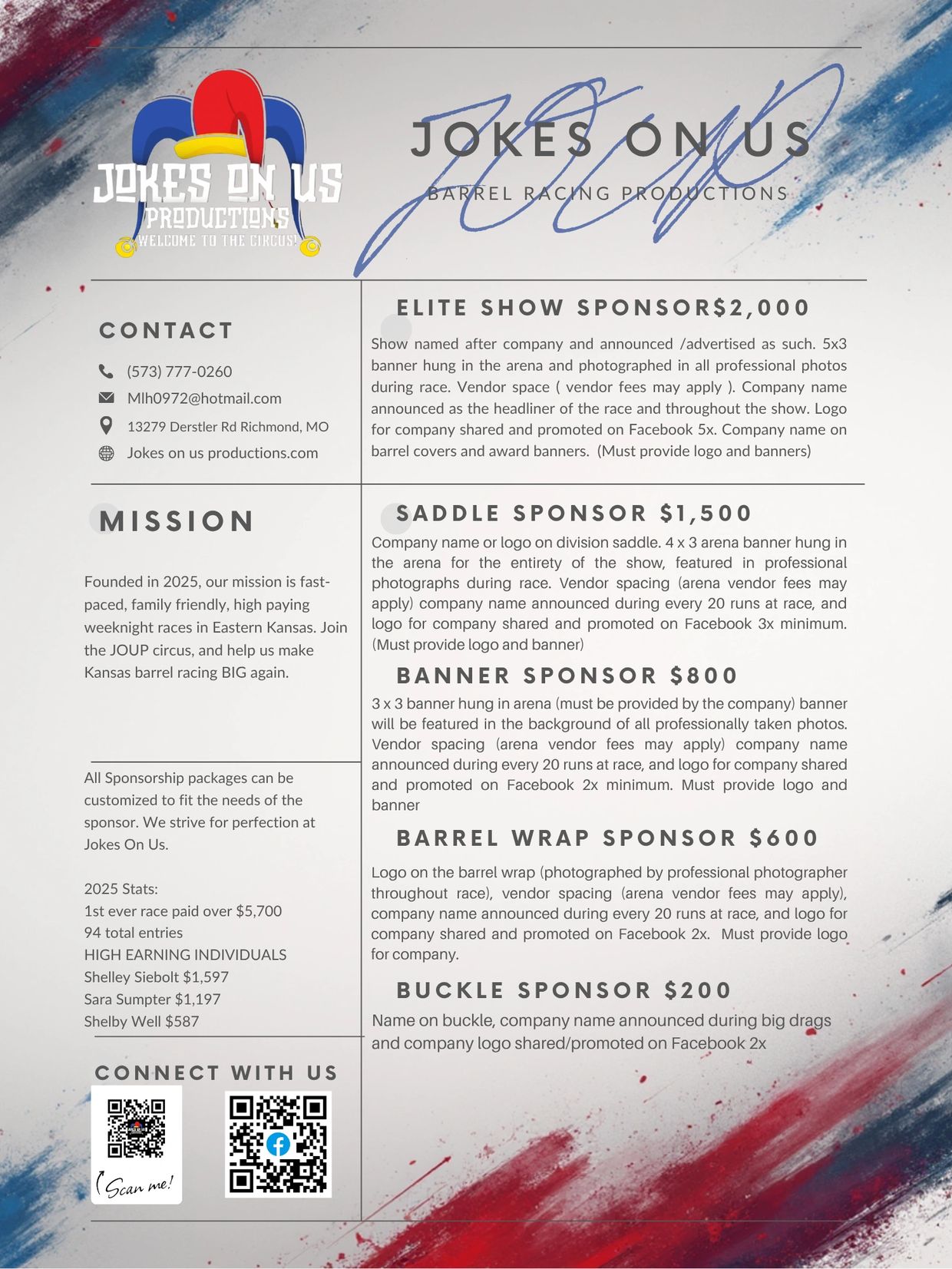 Welcome to the Circus. Message us today and join the family. 