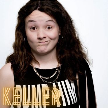 Young woman making a playful face.