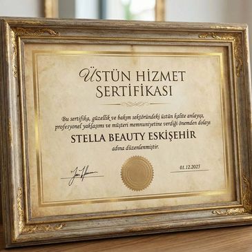 Eskişehir 'de en iyi protez tırnak, üstün hizmet sertifikası