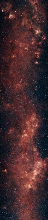 A Glimpse of the Milky Way with infrared eyes