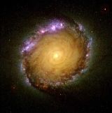 Galaxy NGC 1512 - a rainbow of colors