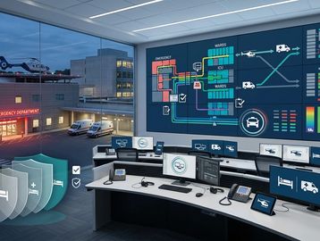 Futuristic control room