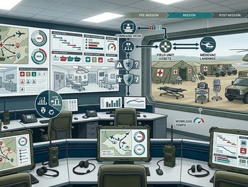 Military control room