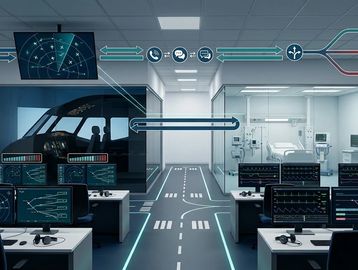 Aviaition cockpit and hospital room