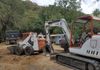 Breaking ground.