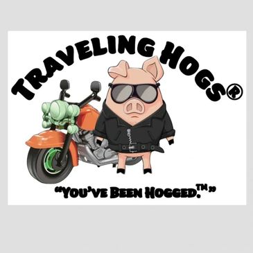 Traveling Hogs® logo. "You've Been Hogged" 
