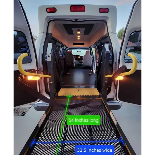 Dimensions of one of our vans