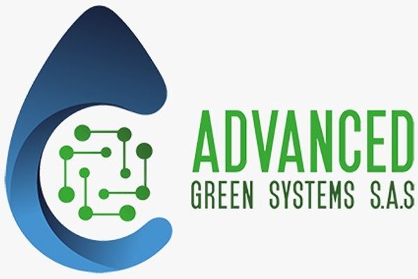 Logo of Advanced Green Systems S.A.S with a blue and green design.